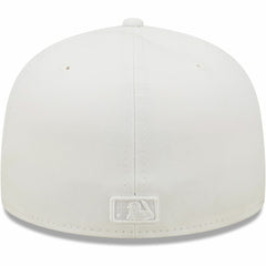 Cleveland Guardians New Era White on White 59FIFTY Fitted Hat