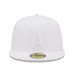Los Angeles Angels New Era White on White 59FIFTY Fitted Hat