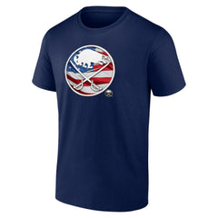 NHL Buffalo Sabres Banner Wave Logo T-Shirt