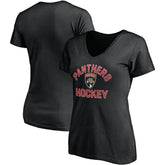 NHL Florida Panthers Fanatics Women' s Overtime V-Neck T-Shirt