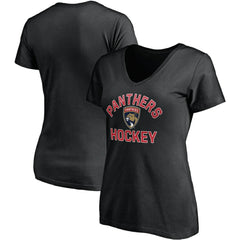 NHL Florida Panthers Fanatics Women' s Overtime V-Neck T-Shirt