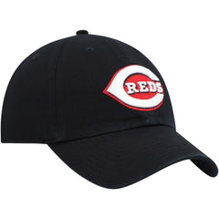 Black Cincinnati Reds '47 Clean Up Adjustable Hat