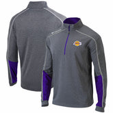 Columbia Los Angeles Lakers Omni-Wick Shotgun 2.0 Quarter-Zip Pullover Top