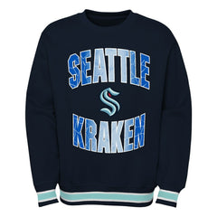 NHL Seattle Kraken Youth Classic Blueliner Pullover Sweatshirt