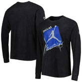Dallas Mavericks Jordan Brand Courtside Max 90 Vintage Wash Statement Edition Long Sleeve T-Shirt sale