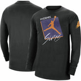 Phoenix Suns Jordan Brand Courtside Max 90 Vintage Wash Statement Edition Long Sleeve T-Shirt