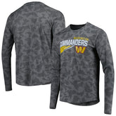 MSX by Michael Strahan Camo Long Sleeve T-Shirt - Washington Commanders T-shirts