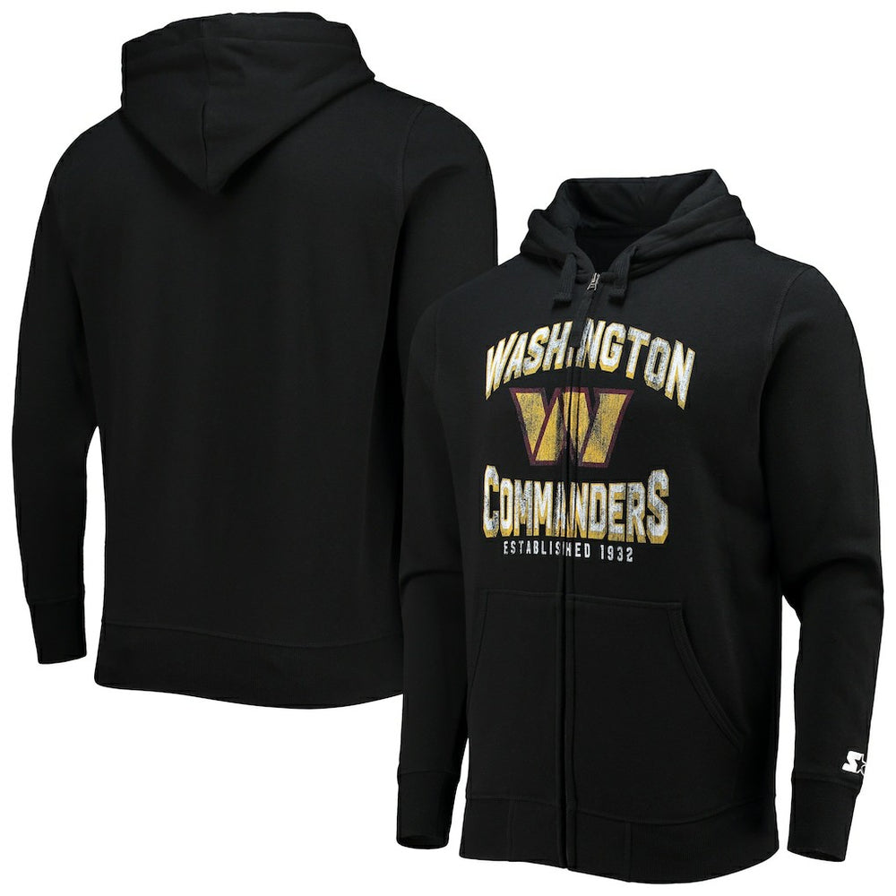 Starter Post-Season Full-Zip Hoodie - Washington Commanders Hoodies