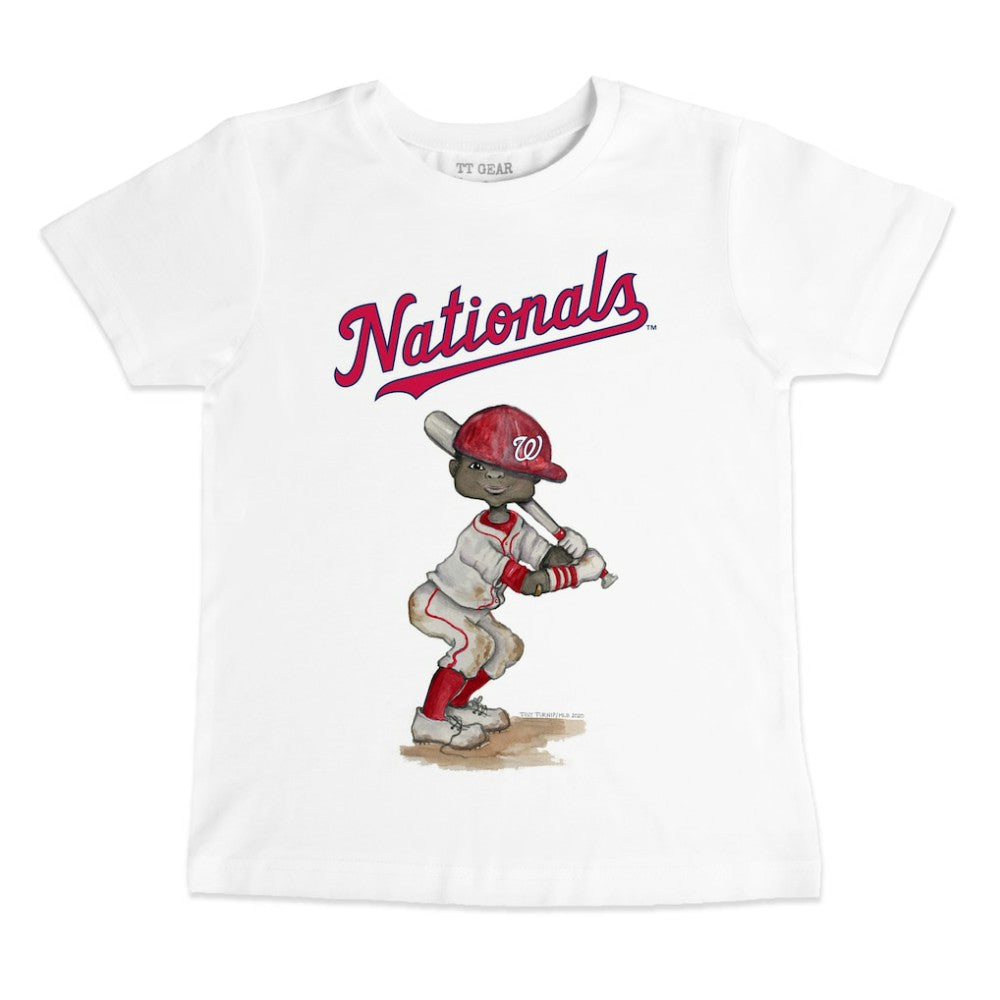White Washington Nationals Tiny Turnip Youth James T-Shirt