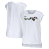 NHL Minnesota Wild WEAR by Erin Andrews Women's Greetings From Muscle T-Shirt