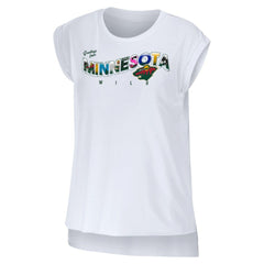 NHL Minnesota Wild WEAR by Erin Andrews Women's Greetings From Muscle T-Shirt
