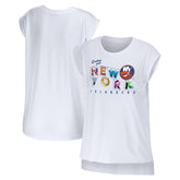 NHL New York Islanders WEAR by Erin Andrews Women's Greetings From Muscle T-Shirt