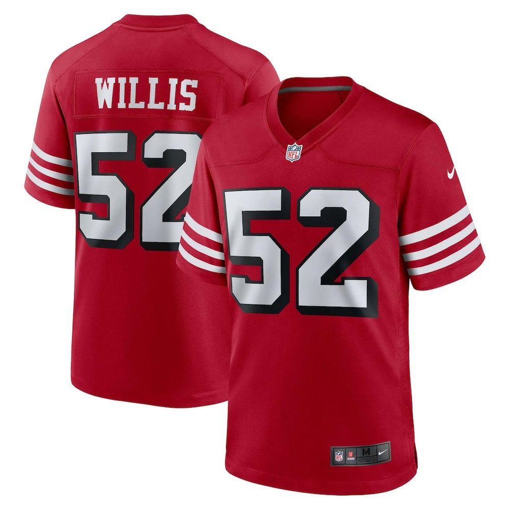 Patrick Willis Retired Player Alternate Game Jersey - San Francisco 49ers Jerseys