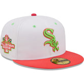 White/Coral Chicago White Sox New Era 2003 MLB All-Star Game Strawberry Lolli 59FIFTY Fitted Hat