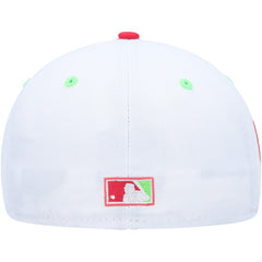 White/Coral Athletics New Era 40th Anniversary Strawberry Lolli 59FIFTY Fitted Hat