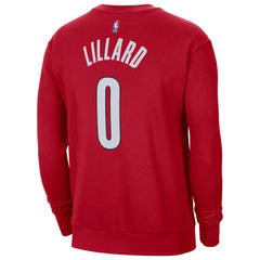 Damian Lillard Portland Trail Blazers Jordan Brand Statement Name & Number Pullover Sweatshirt