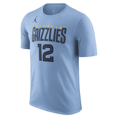 Ja Morant Memphis Grizzlies Jordan Brand 2022/23 Statement Edition Name & Number T-Shirt