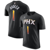 Devin Booker Phoenix Suns Jordan Brand 2022/23 Statement Edition Name & Number T-Shirt