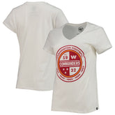'47 Women's Imprint Ultra Rival V-Neck T-Shirt - Washington Commanders T-shirts