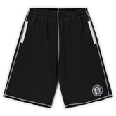 Brooklyn Nets Big & Tall Contrast Stitch Knit Shorts