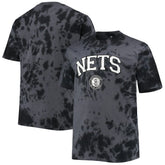 Brooklyn Nets Big & Tall Marble Dye Tonal Performance T-Shirt