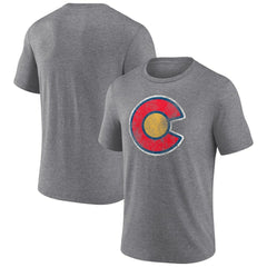 NHL Colorado Avalanche Wraparound Tri-Blend T-Shirt
