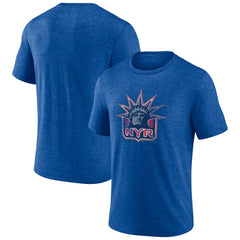 NHL New York Rangers Wraparound Tri-Blend T-Shirt