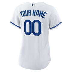 White Kansas City Royals Nike Women's Replica Custom Jersey