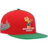 Mitchell & Ness Milwaukee Bucks Hardwood Classics Snapback Hat