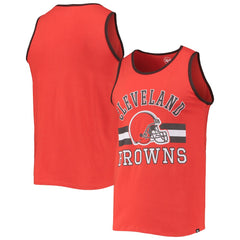 '47 Edge Super Rival Tank Top - Cleveland Browns Tops