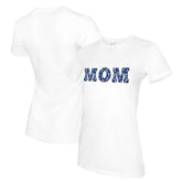 White Texas Rangers Tiny Turnip Women's Mom T-Shirt