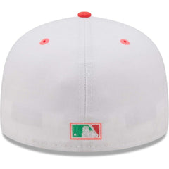 White/Green Chicago White Sox New Era Inaugural Season at Comiskey Park Watermelon Lolli 59FIFTY Fitted Hat