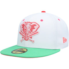 White/Green Athletics New Era Alternate Logo Watermelon Lolli 59FIFTY Fitted Hat