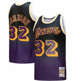 Mitchell & Ness Magic Johnson Los Angeles Lakers 1984/85 Hardwood Classics Fadeaway Swingman Player Jersey