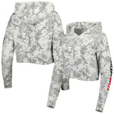 Chicago Bulls Lusso Women's Maia Tri-Blend Cropped Quarter-Zip Top sale