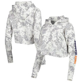 Phoenix Suns Lusso Women's Maia Tri-Blend Cropped Quarter-Zip Top