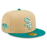 Natural/Teal Chicago White Sox New Era Mango Forest 59FIFTY fitted hat