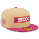 Orange/Pink Chicago White Sox New Era 1933 MLB All-Star Game 50th Anniversary Mango Passion 59FIFTY Fitted Hat