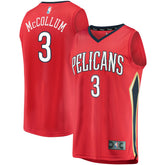 Fanatics C.J. McCollum New Orleans Pelicans Youth Fast Break Replica Player Jersey Red