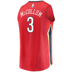 Fanatics C.J. McCollum New Orleans Pelicans Youth Fast Break Replica Player Jersey Red