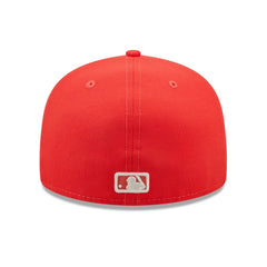 Red Chicago Cubs New Era Lava Highlighter Logo 59FIFTY Fitted Hat
