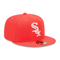 Red Chicago White Sox New Era Lava Highlighter Logo 59FIFTY Fitted Hat