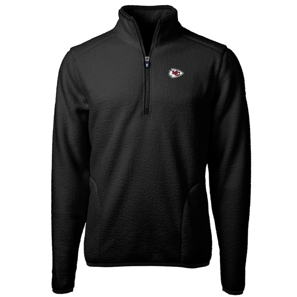 Cutter & Buck Cascade Eco Sherpa Fleece Quarter-Zip Pullover Jacket - Kansas City Chiefs Pullover