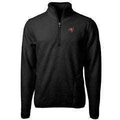 Cutter & Buck Cascade Eco Sherpa Fleece Quarter-Zip Pullover Jacket - Tampa Bay Buccaneers Pullover