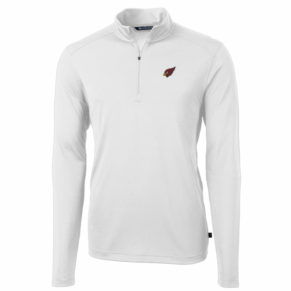 Cutter & Buck Big & Tall Virtue Eco Pique Quarter-Zip Pullover Jacket - Arizona Cardinals Pullover