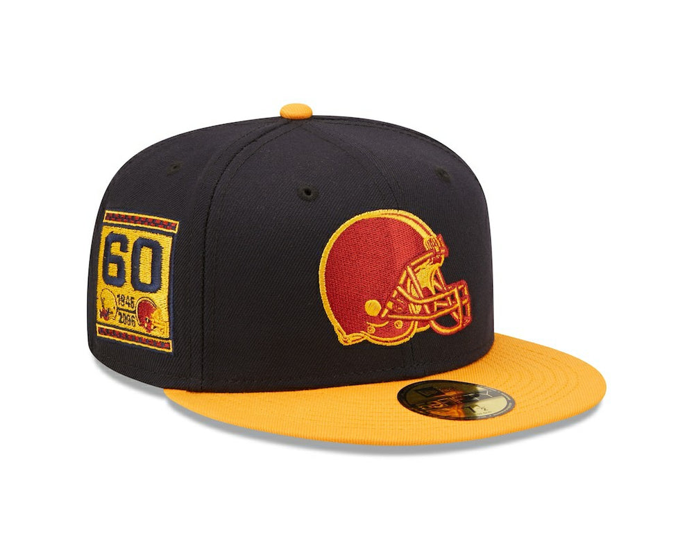 60th Anniversary 59FIFTY Fitted Hat - Cleveland Browns Hats