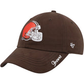 '47 Women's Miata Clean Up Primary Logo Adjustable Hat - Cleveland Browns Hats