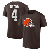 Deshaun Watson Player Icon Name & Number T-Shirt - Cleveland Browns T-shirts