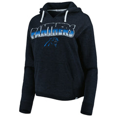 '47 Women's Color Rise Kennedy Notch Neck Pullover Hoodie - Carolina Panthers Hoodies
