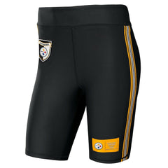 WEAR by Erin Andrews Women's Biker Shorts - Pittsburgh Steelers Shorts